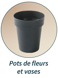 Pots de fleurs et vases