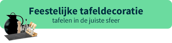 Feestelijke tafeldecoratie